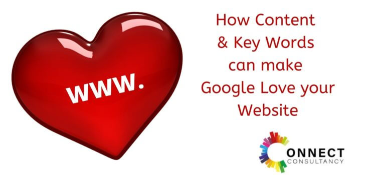 How Content and Key Words can make Google Love your Website